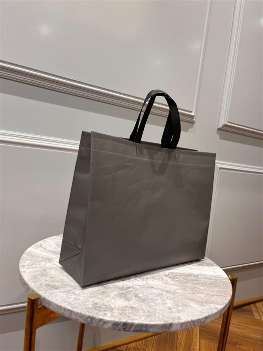 Grey non-woven tote bag
