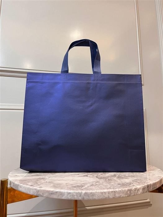 Navy blue non-woven tote bag
