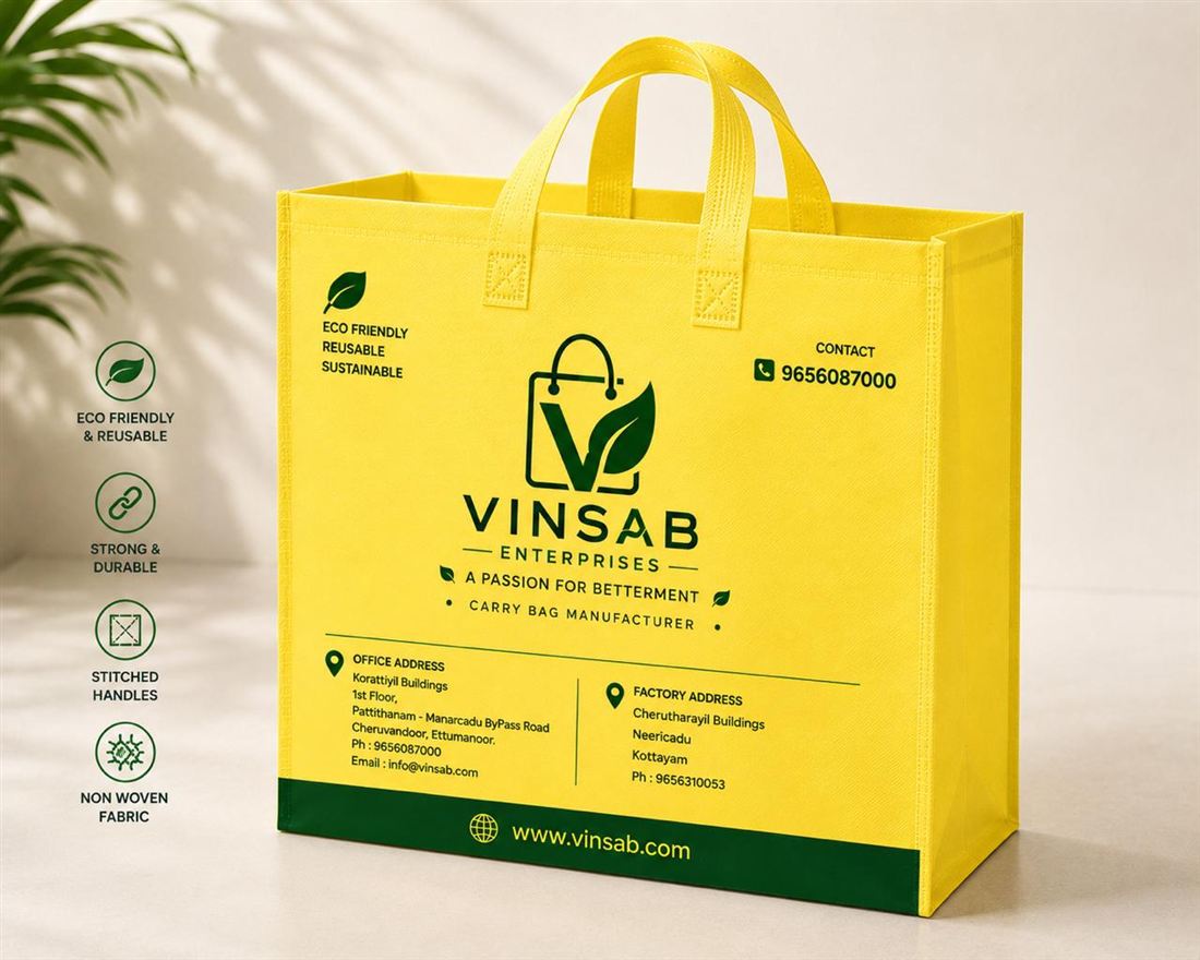 Vinsab Enterprises branded non-woven carry bag